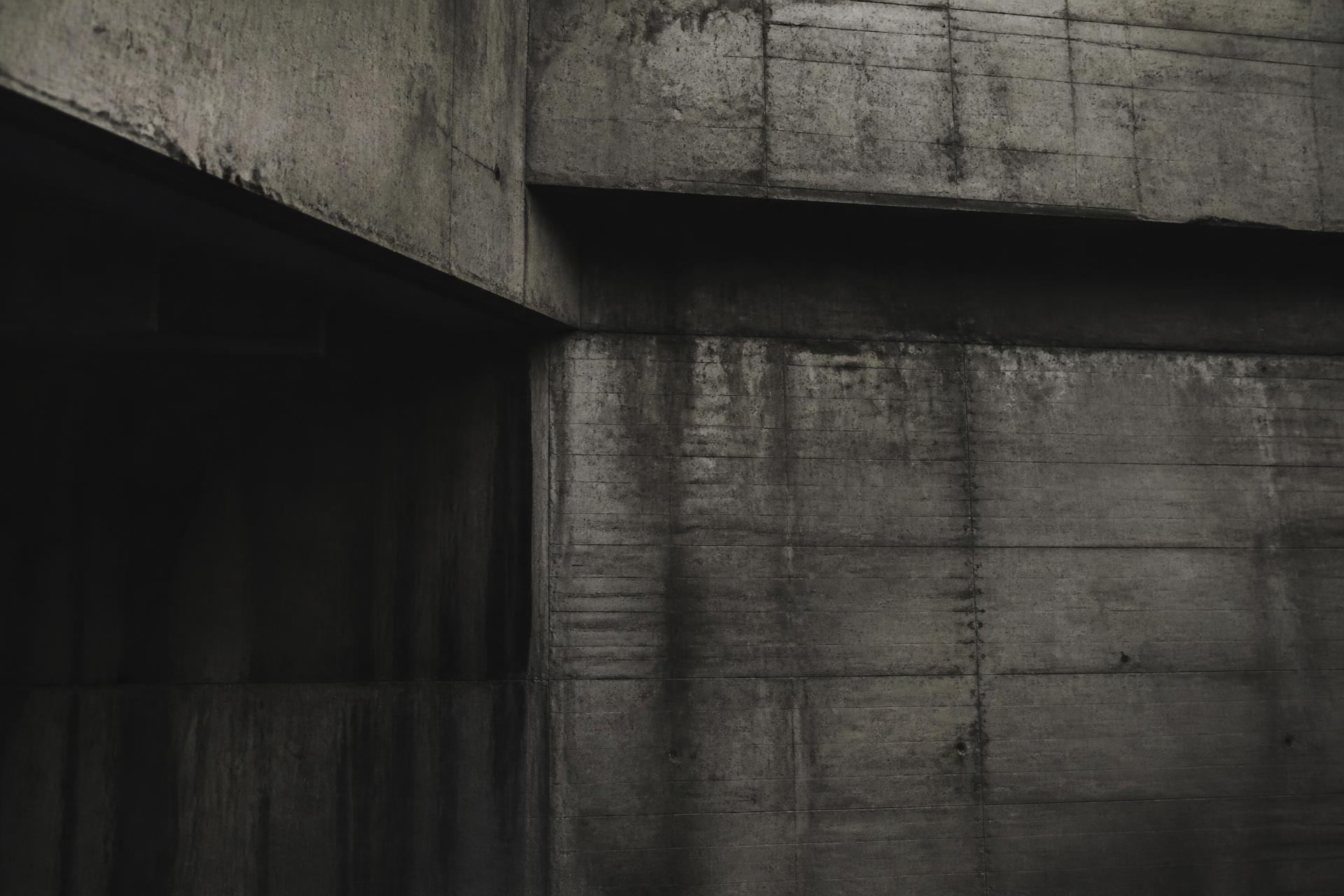 Raw brutalist concrete structure — ZIRRO CONCRETE Drop 001